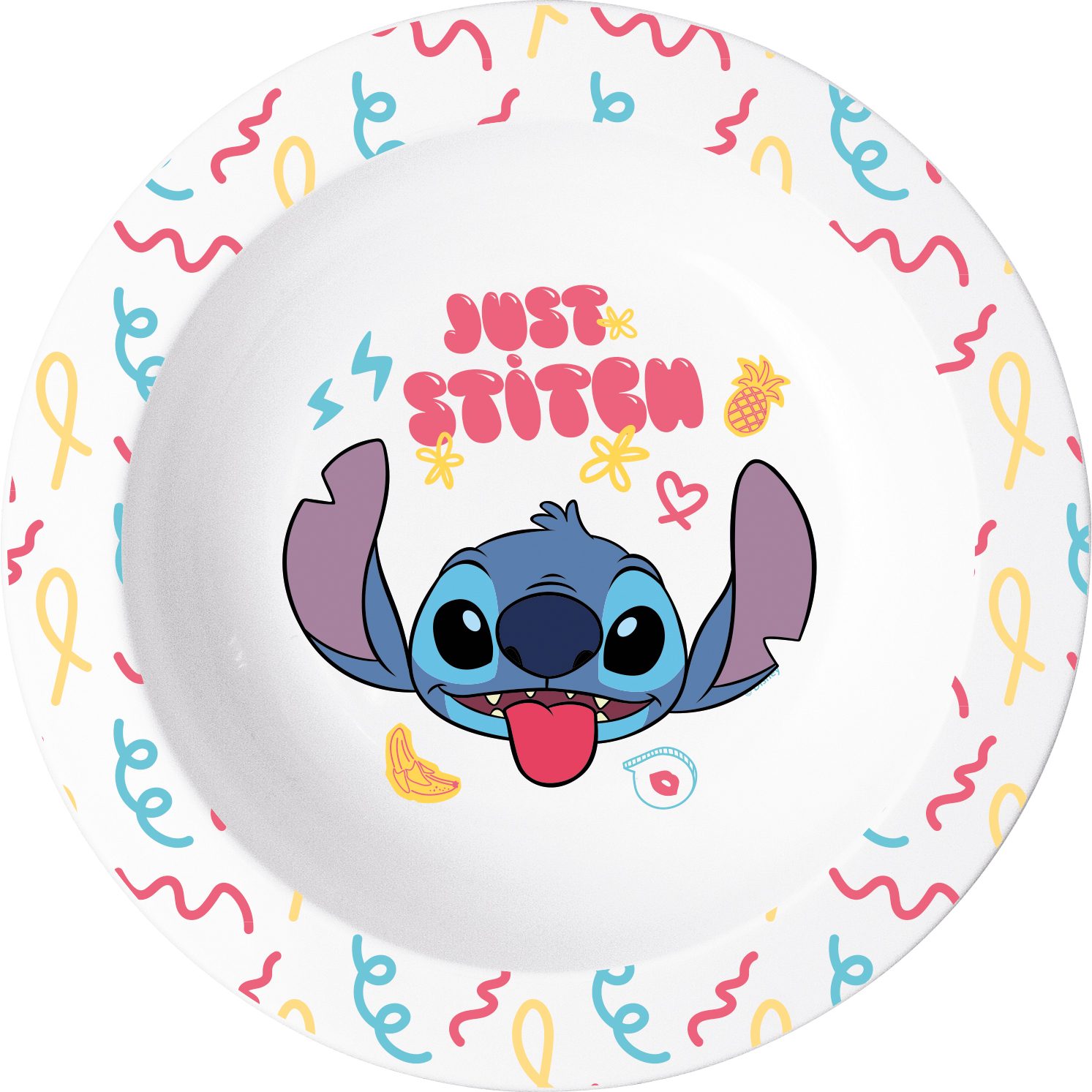 Stitch ciotola microonde bimbi bordo largo
