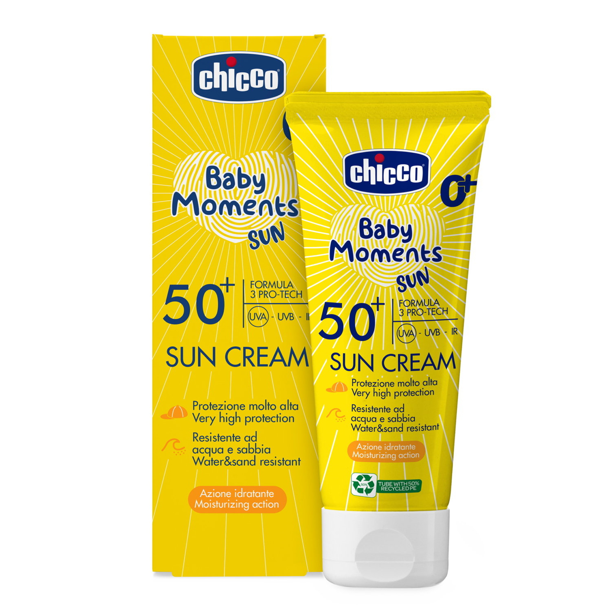 Chicco Advanced crema solare SPF50+ 75 ml bimbi