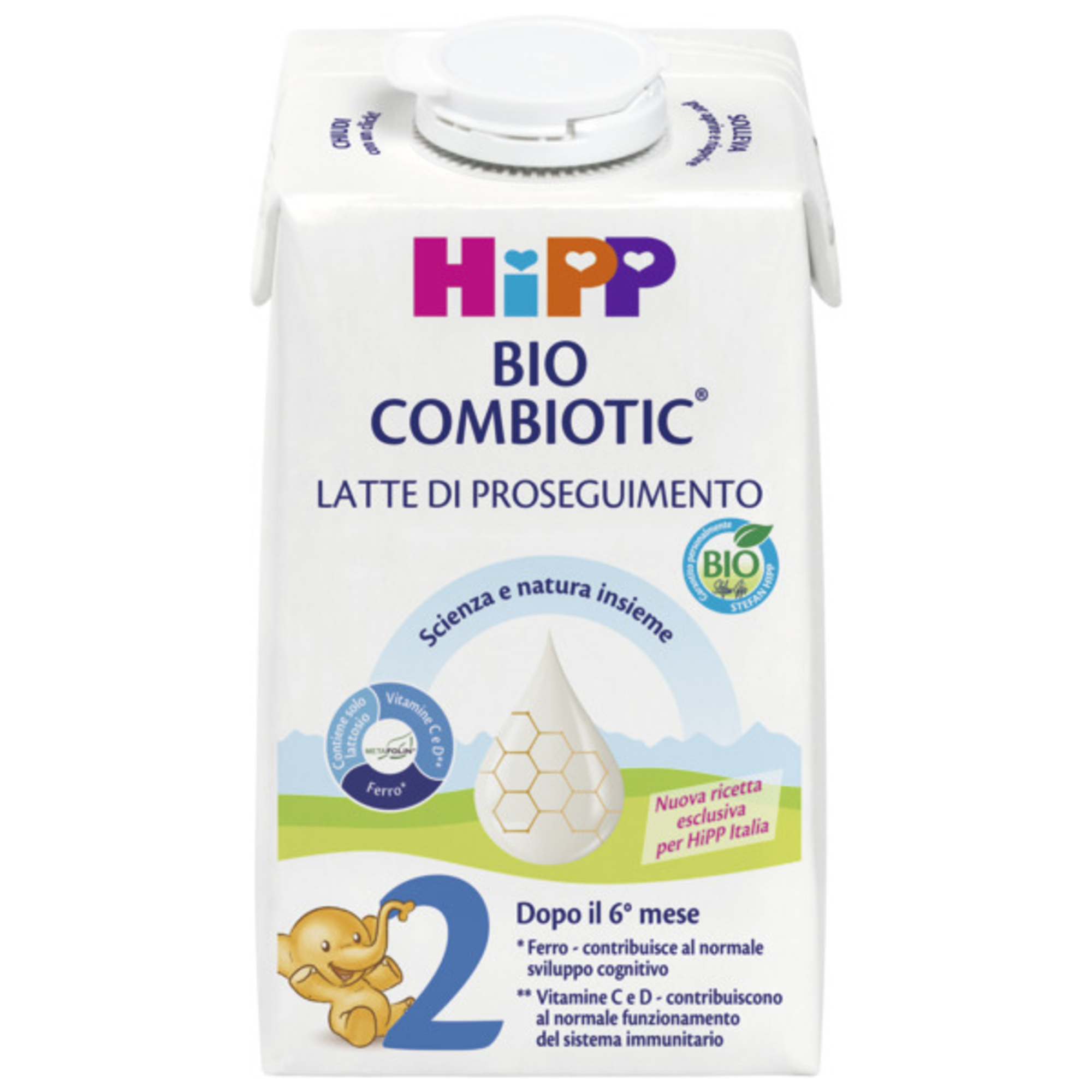 HiPP Combiotic 2 latte proseguimento liquido bio 500 ml