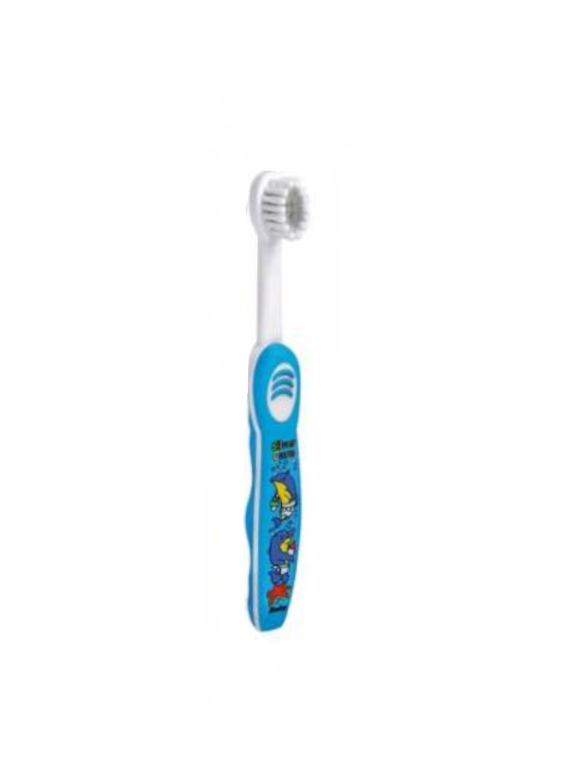 Spazzolino Baby Antibatterico con Ventosa Colori Assortiti