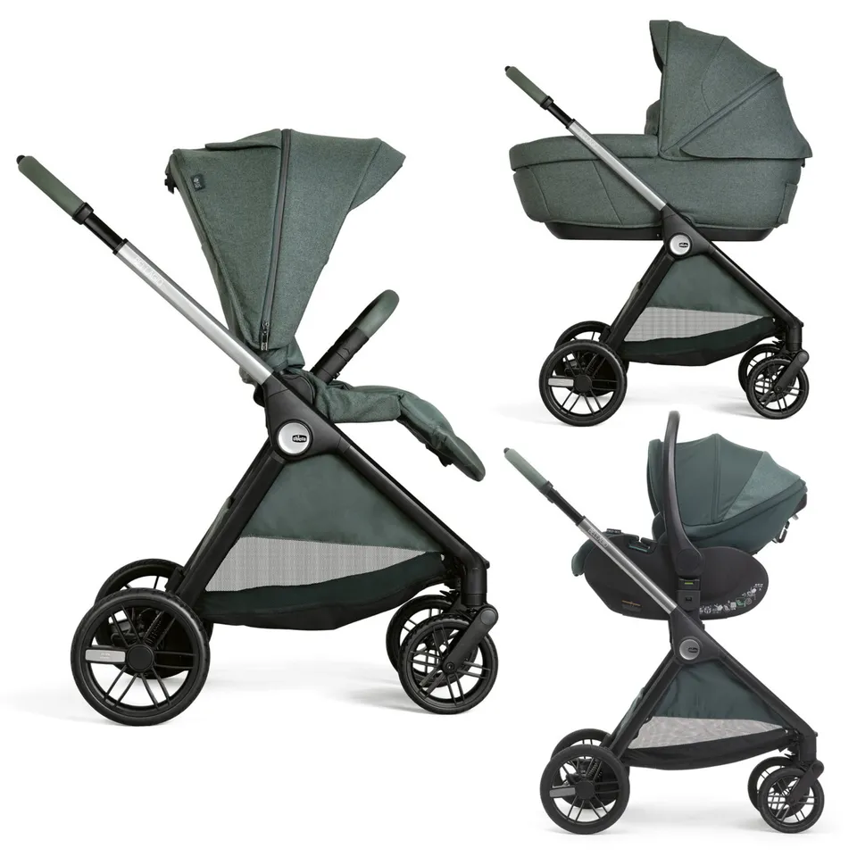 Chicco Bellagio 2 Gran Comfort First Seat Recline trio fir tree 0-4 anni