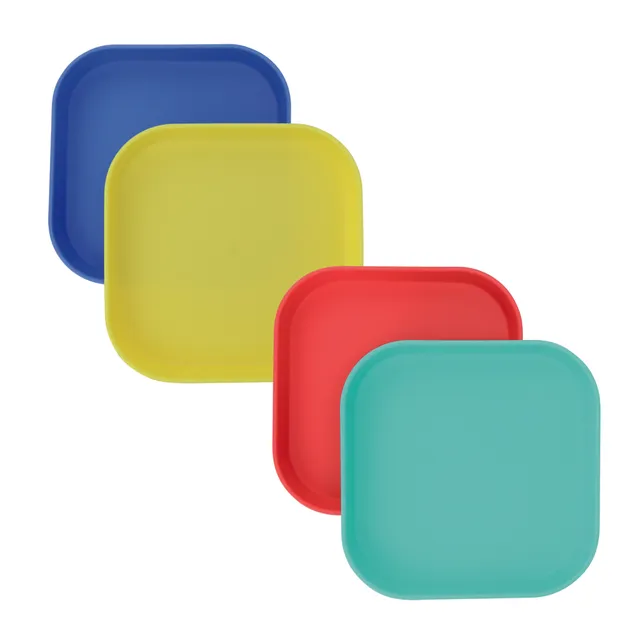 Nuby piatto piano pappa PP 2 pezzi vivaci