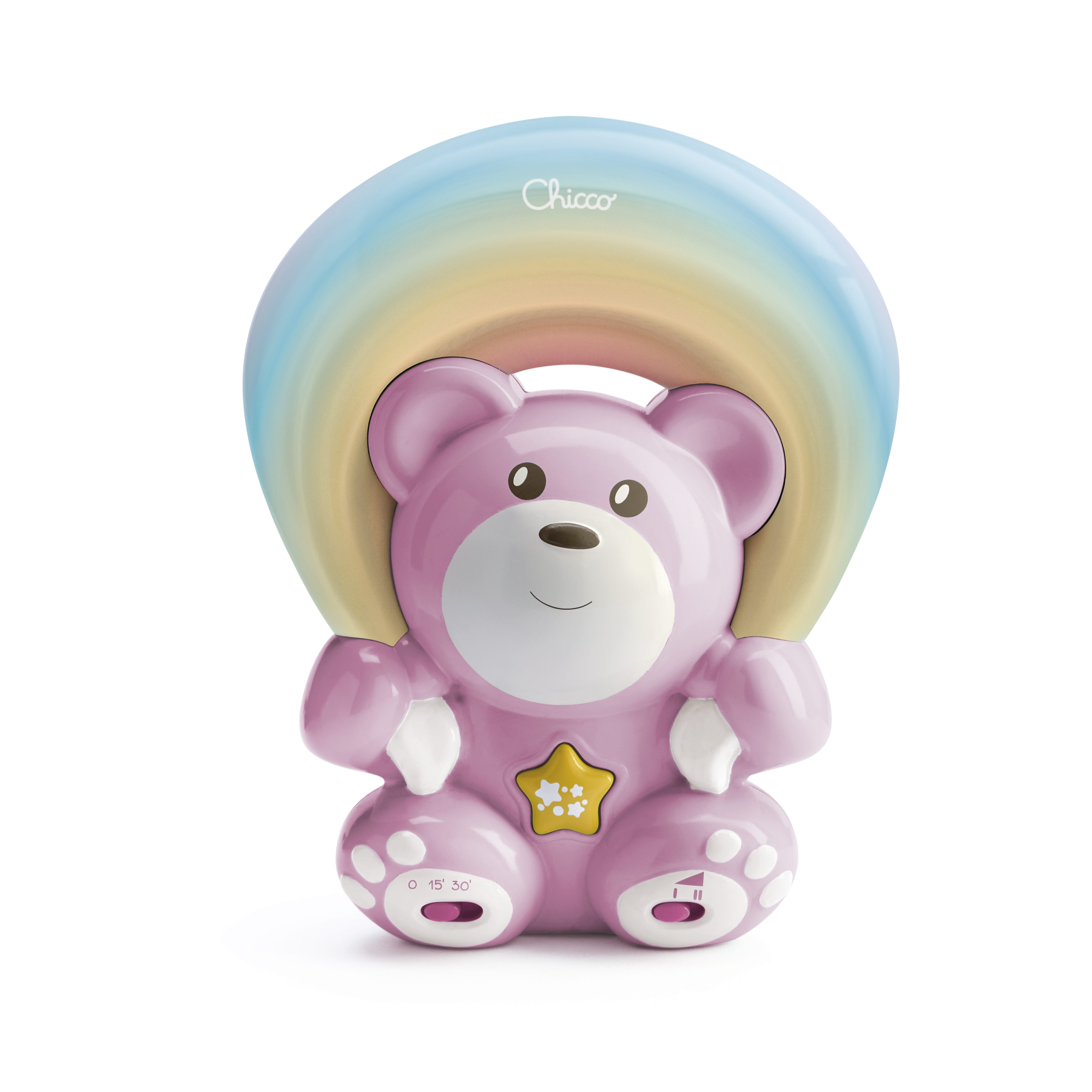 Chicco Orsetto Arcobaleno proiettore rosa con musica