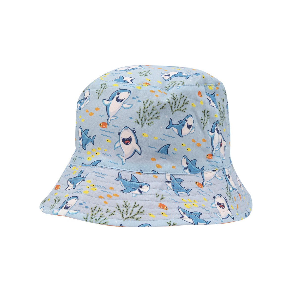 Toys Center Baby cappello pescatore bimbo azzurro squali