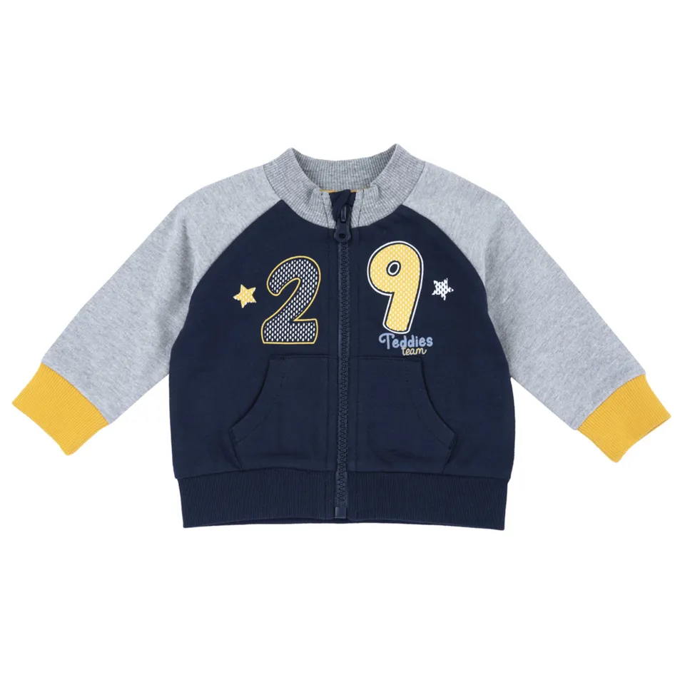 Chicco felpa bambino con zip senza cappuccio