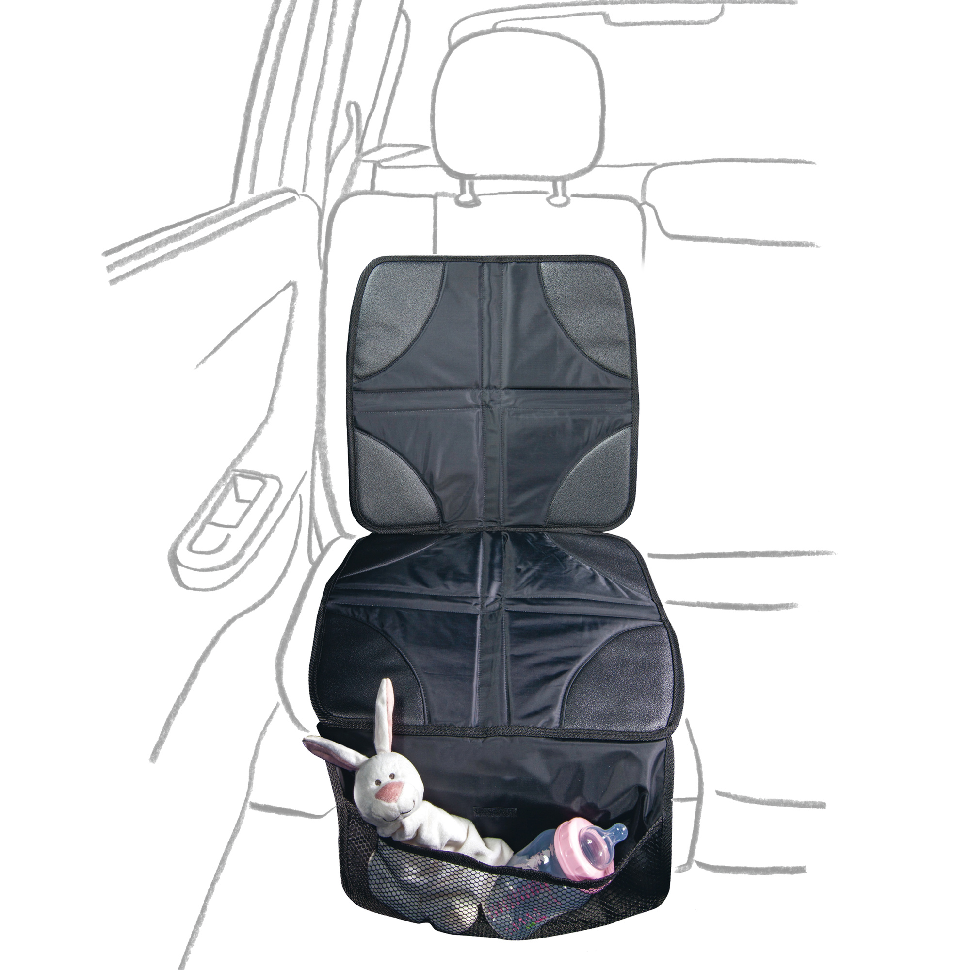 Giordani Proteggi Sedile Deluxe coprisedile auto con tasche