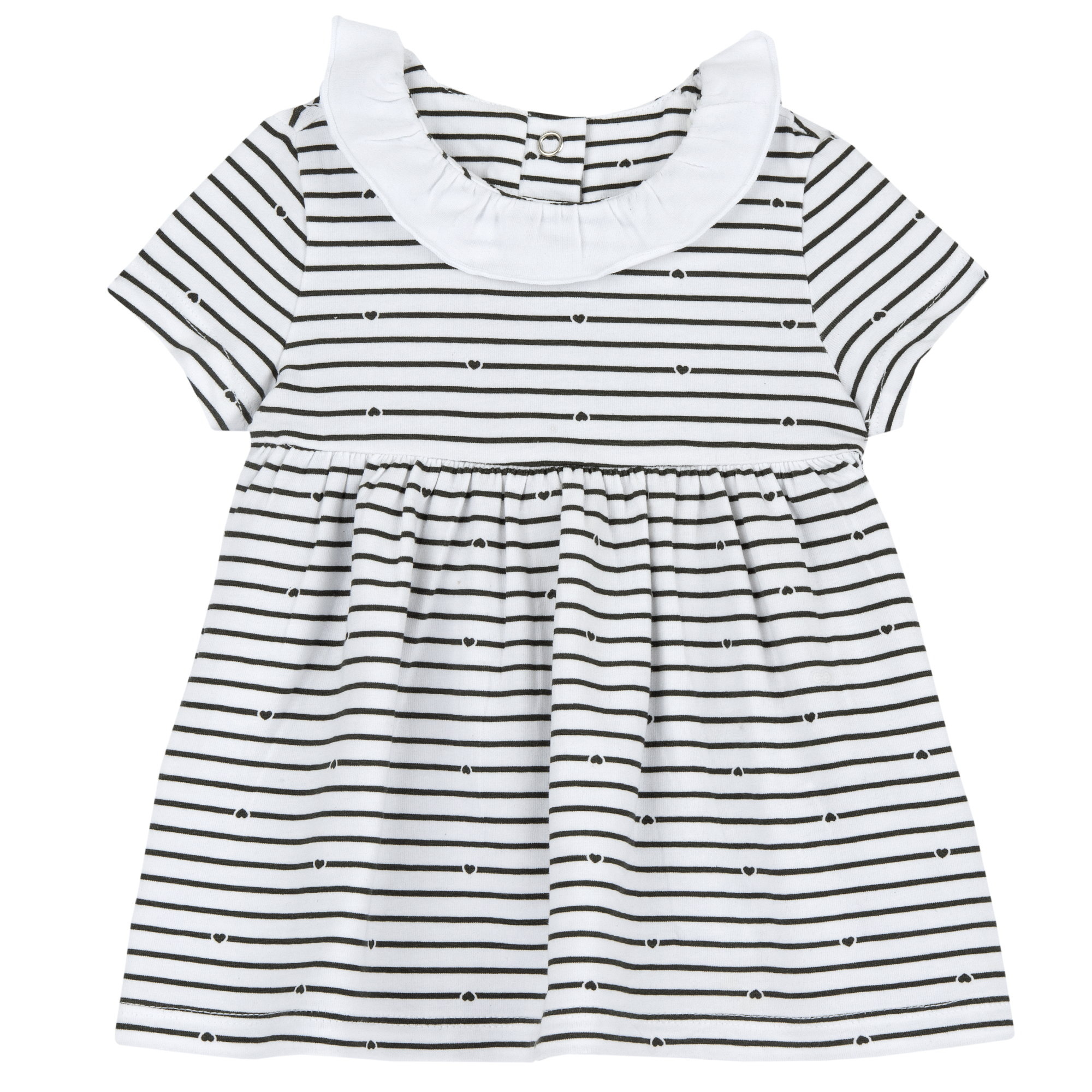 Chicco vestito bambina maniche corte cotone leggero