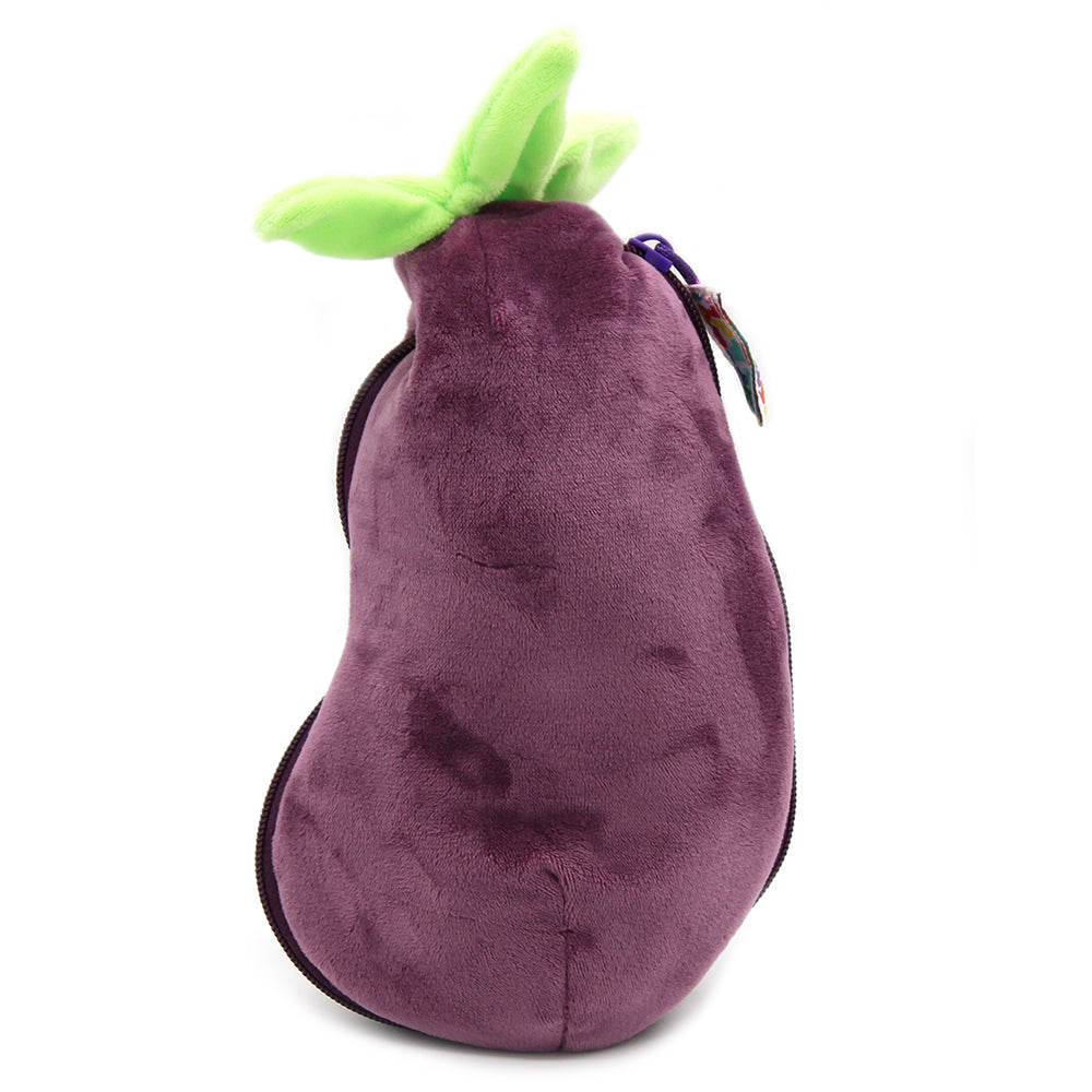 Les Déglingos Flipetz Velvet Peluche Elefante Melanzana 2 in 1