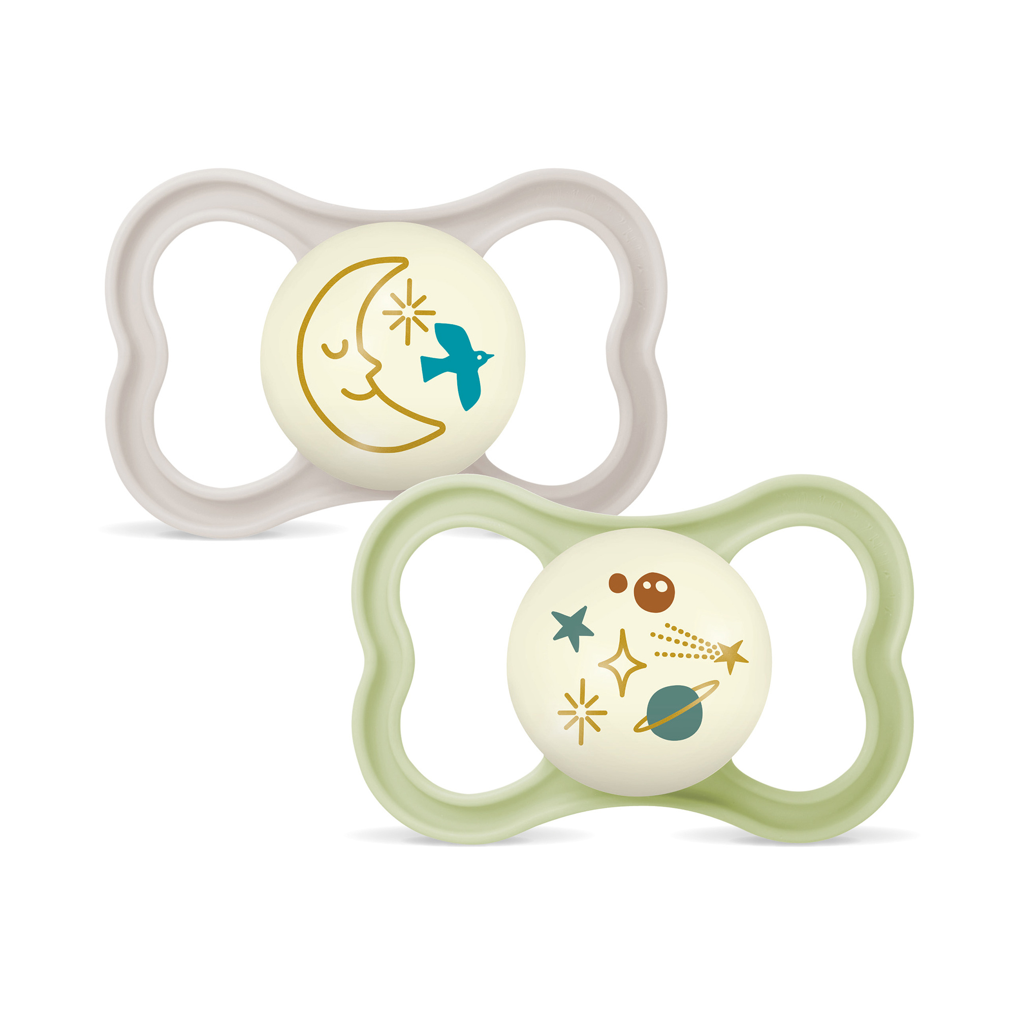 Mam Air Night succhietto 6-16 mesi silicone set 2 pz