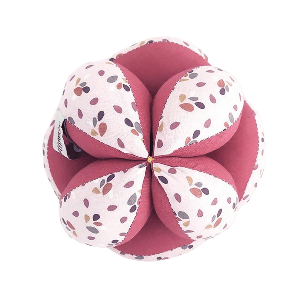 The Dida Pelota Montessori palla sensoriale floreale in cotone