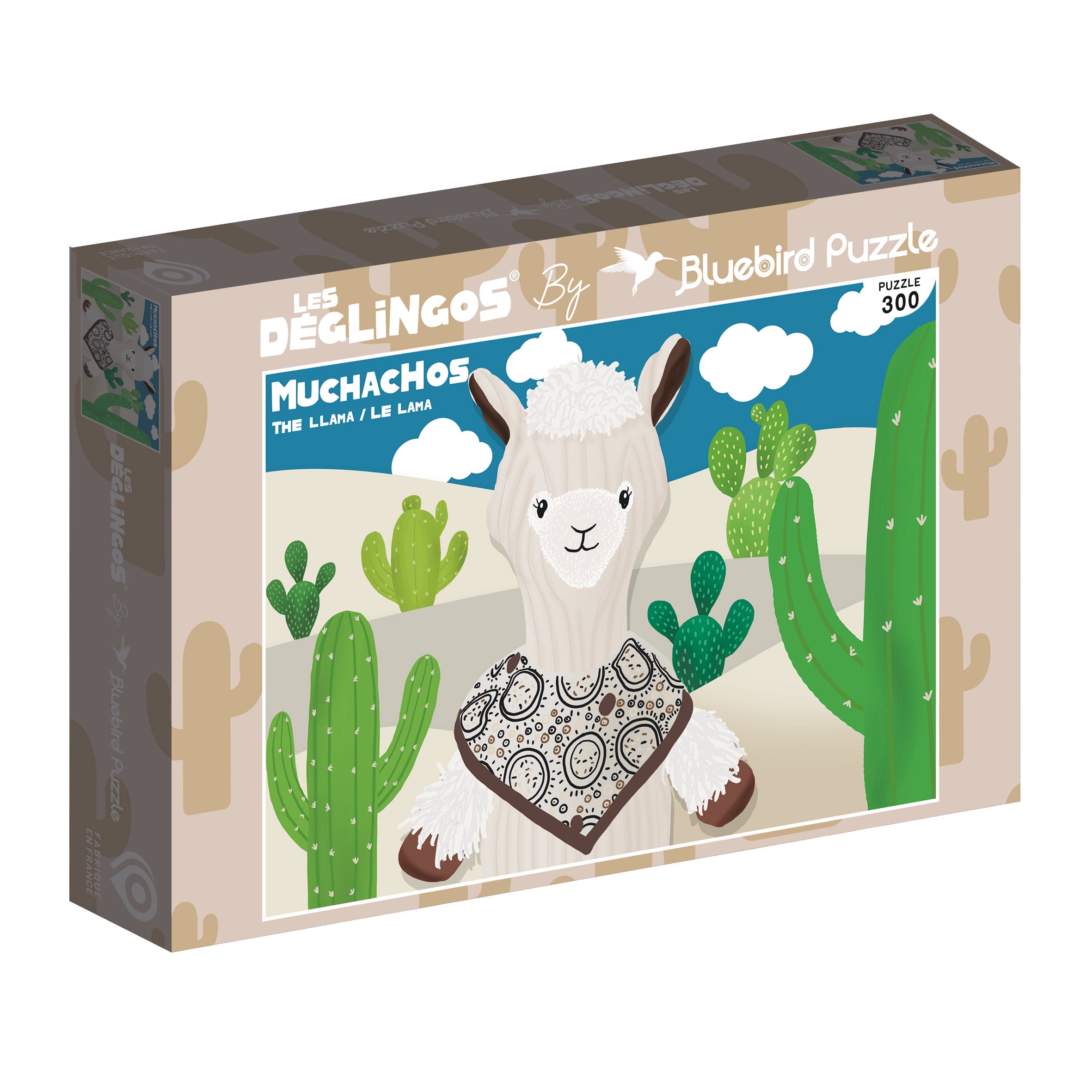 Les Deglingos Puzzle Muchachos Lama 300 Pezzi Dai 9 Anni