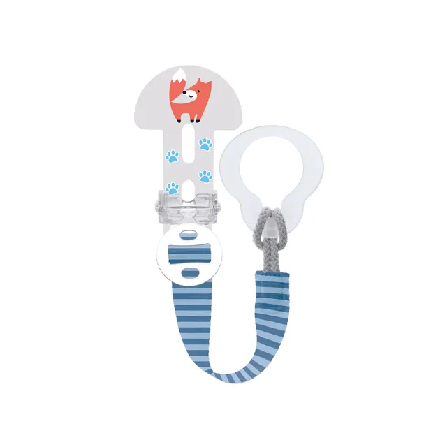MAM Clip It Cover catenella portaciuccio azzurra 0+ mesi