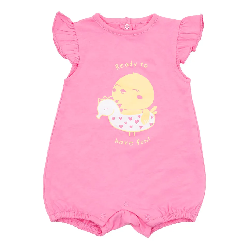 Toys Center Baby pagliaccetto jersey bimba rosa pulcino