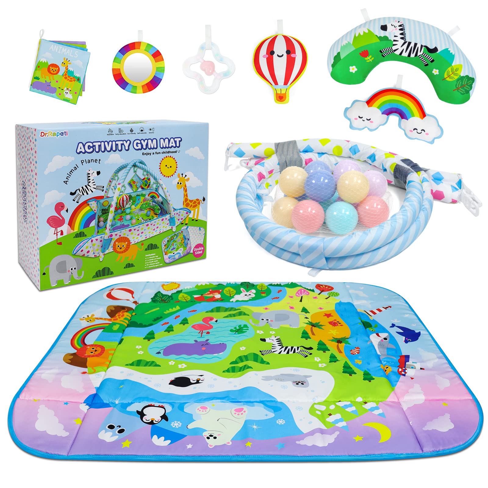 Dr.Rapeti Palestrina tappeto gioco 47x40 pollici con arco