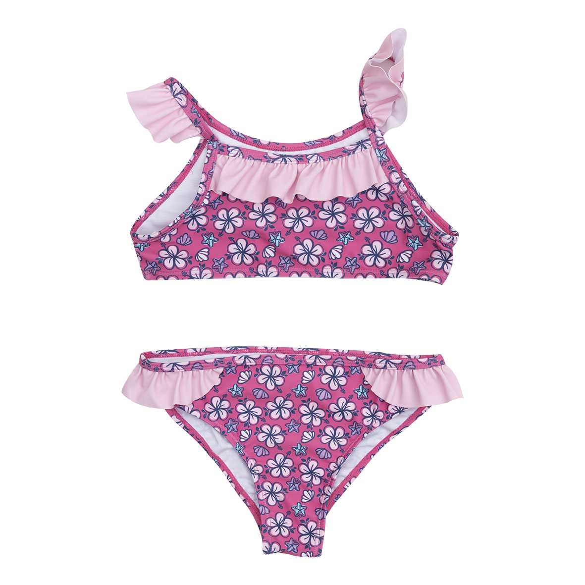 Toys Center Baby costume due pezzi bimba fucsia floreale