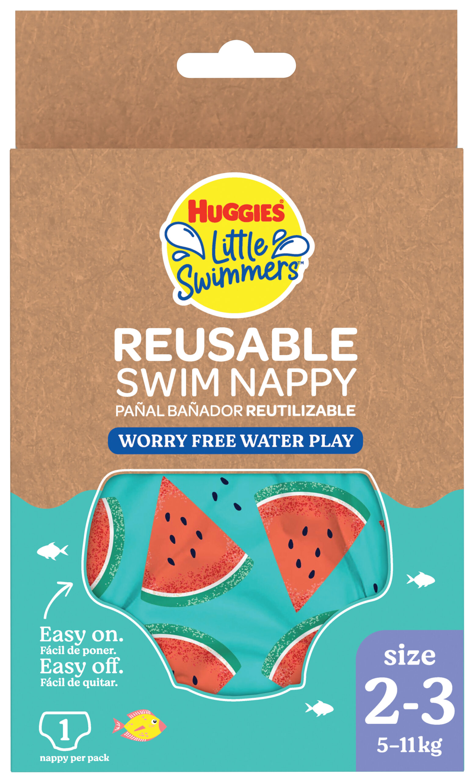 Huggies Little Swimmers Pannolino Costumino Taglia S Lavabile