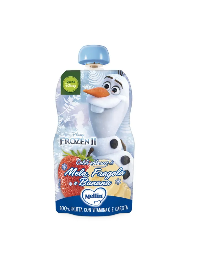 Mellin Disney Frozen pouch mela fragola banana 110 g