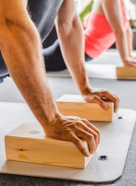 The Dida Blocchi Yoga legno pino coppia 2 pezzi