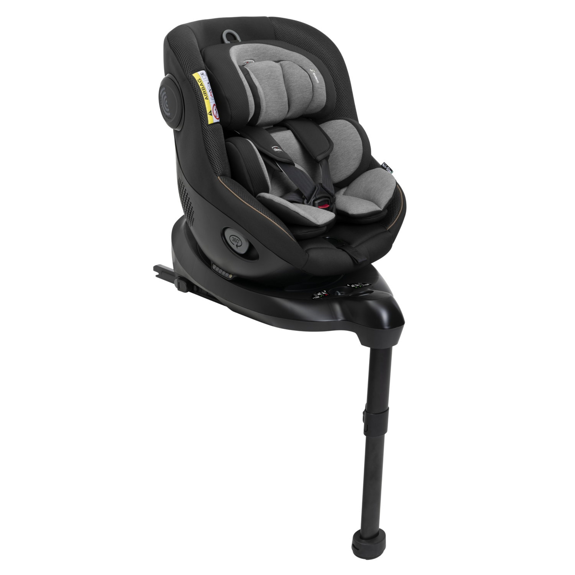 Chicco Seat 105 Seggiolino Auto Girevole Posh Black