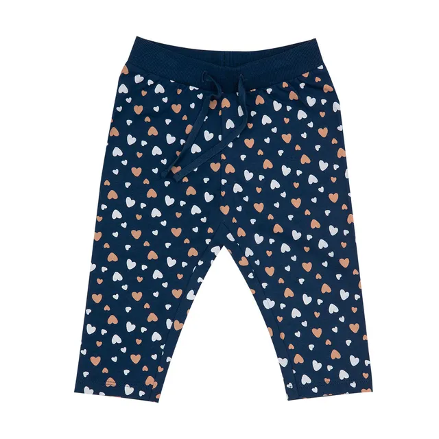 Toys Center Baby pantaloni bimba blu cuori felpa