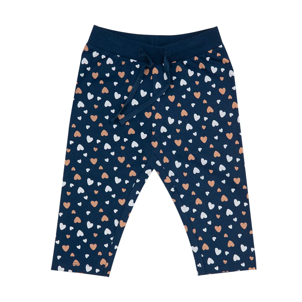 Toys Center Baby pantaloni bimba blu cuori felpa