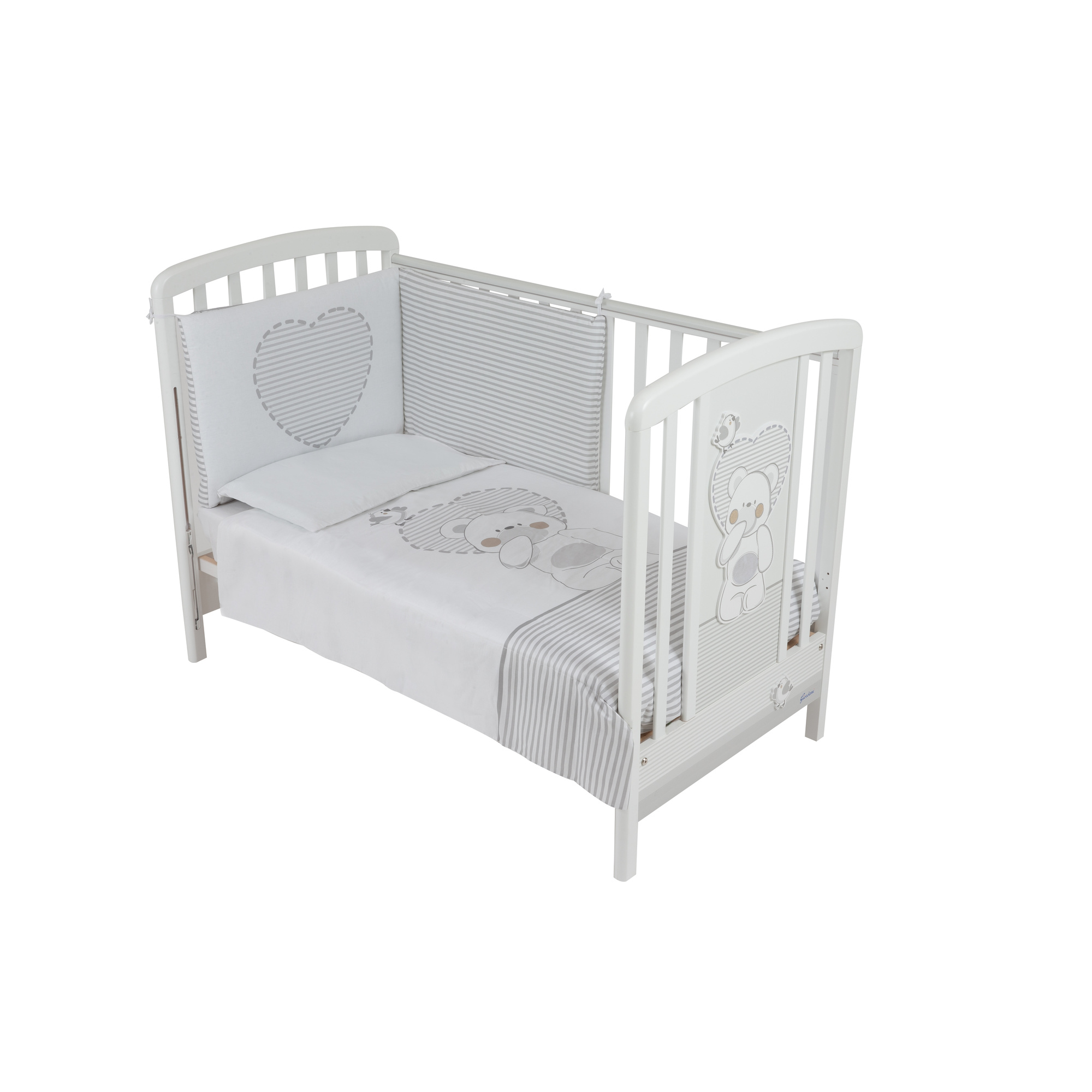 Giordani Set Letto 4 Pezzi Orso per Lettino Alice
