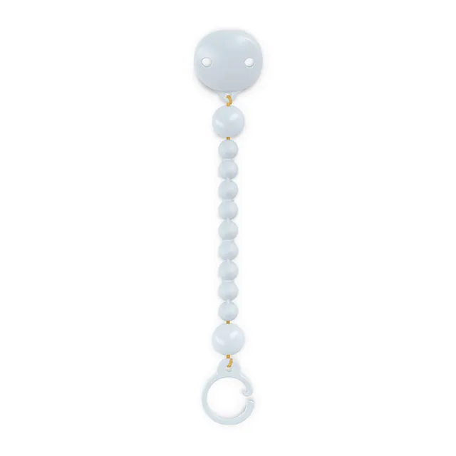 Suavinex Colour Essence clip porta ciuccio azzurro in silicone soft touch