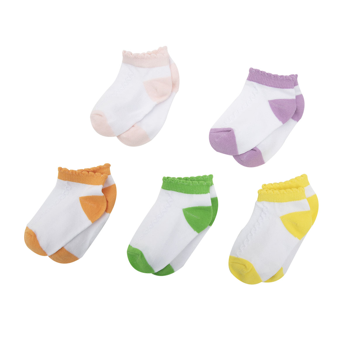 Toys Center Baby Set 5 Calze Corte Bimba Multicolor