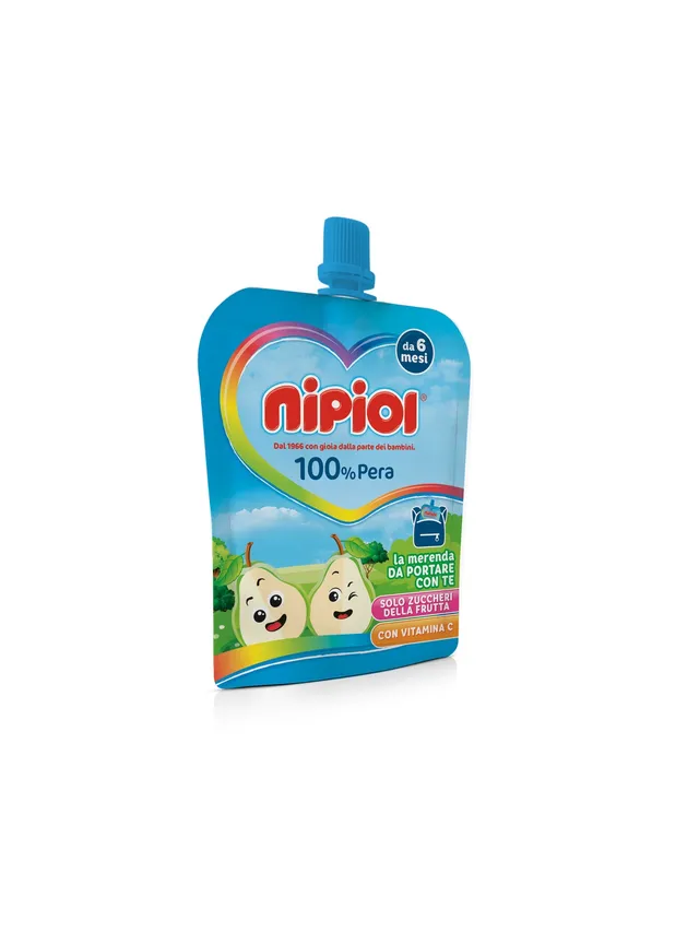 Nipiol pouches omogeneizzato pera 85g senza aromi