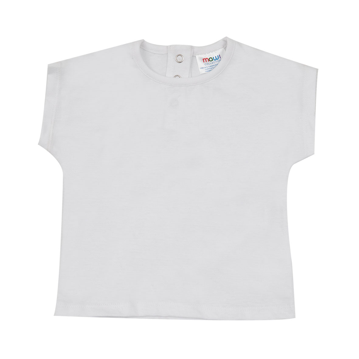 Toys Center Baby Basic maglietta bambina bianca con bottoni