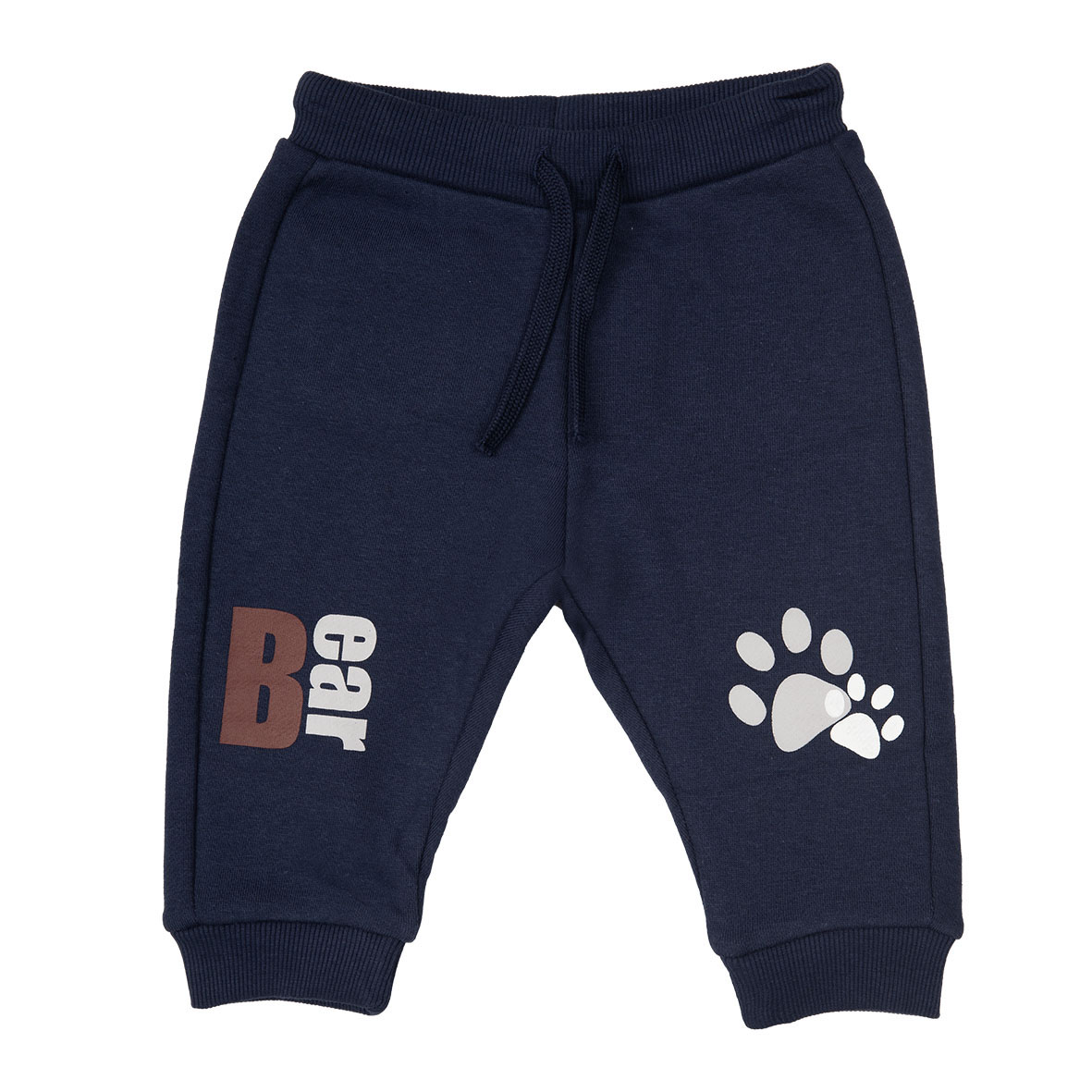 Mawi Pantalone Felpa pantalone felpa stampa ginocchia costine