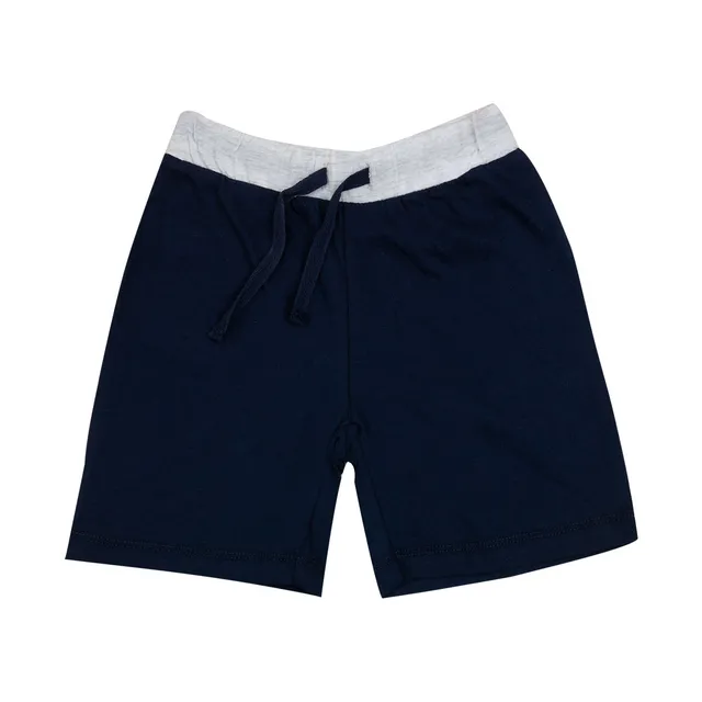 Toys Center Baby Basico Short Bambino Blu Scuro Cotone