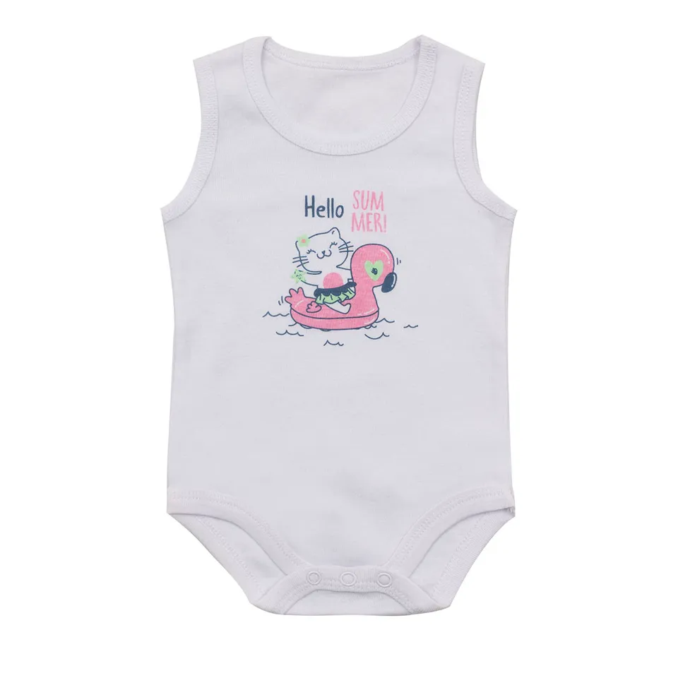 Toys Center Baby Mawi body canotta costina cotone