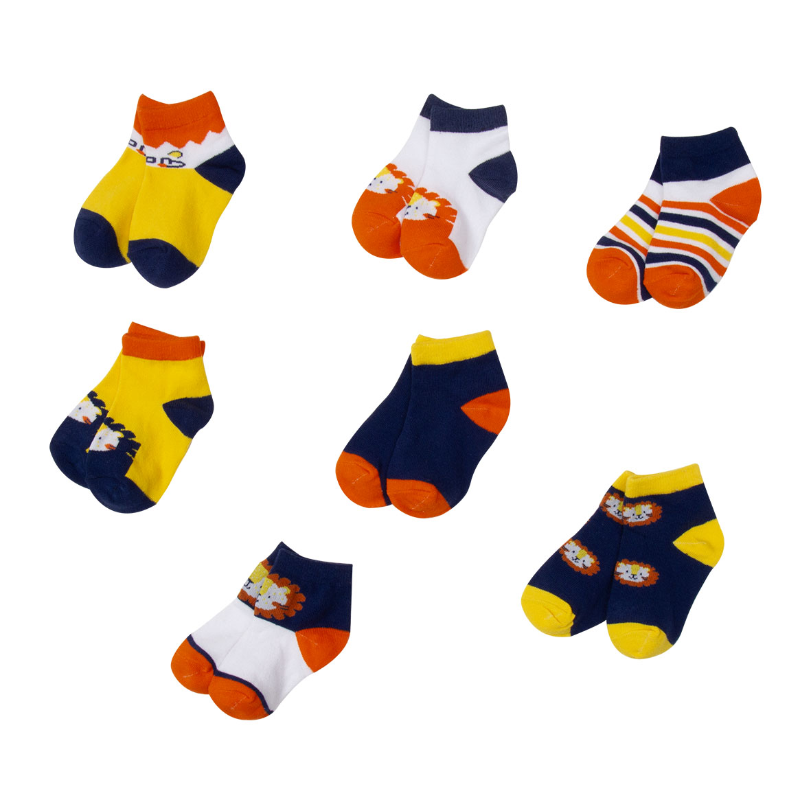 Toys Center Baby Calze Bimbo Animali Corte Pack 7 Paia
