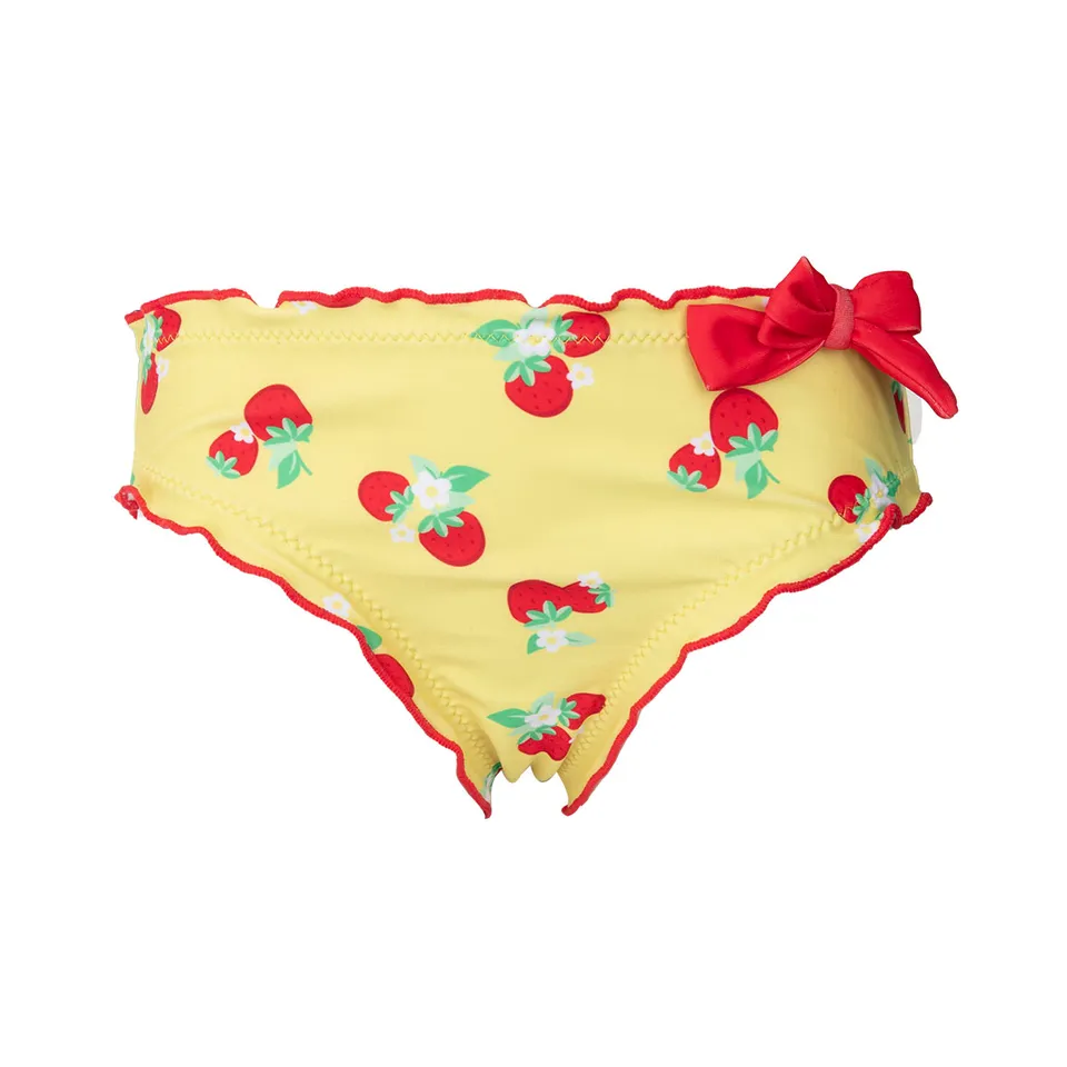 Toys Center Baby costume slip bimba giallo fragole frill
