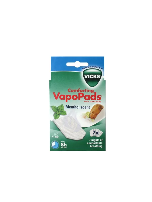 Vicks VapoPads Piastrine al Mentolo Vapori Aromatici