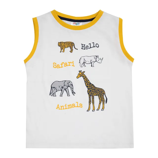Toys Center Baby canotta jersey bimbo bianca safari