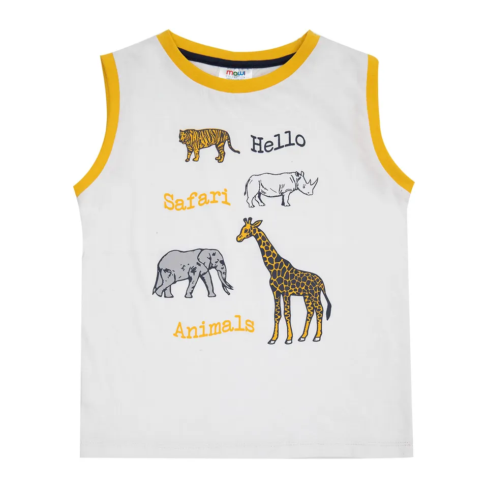 Toys Center Baby canotta jersey bimbo bianca safari