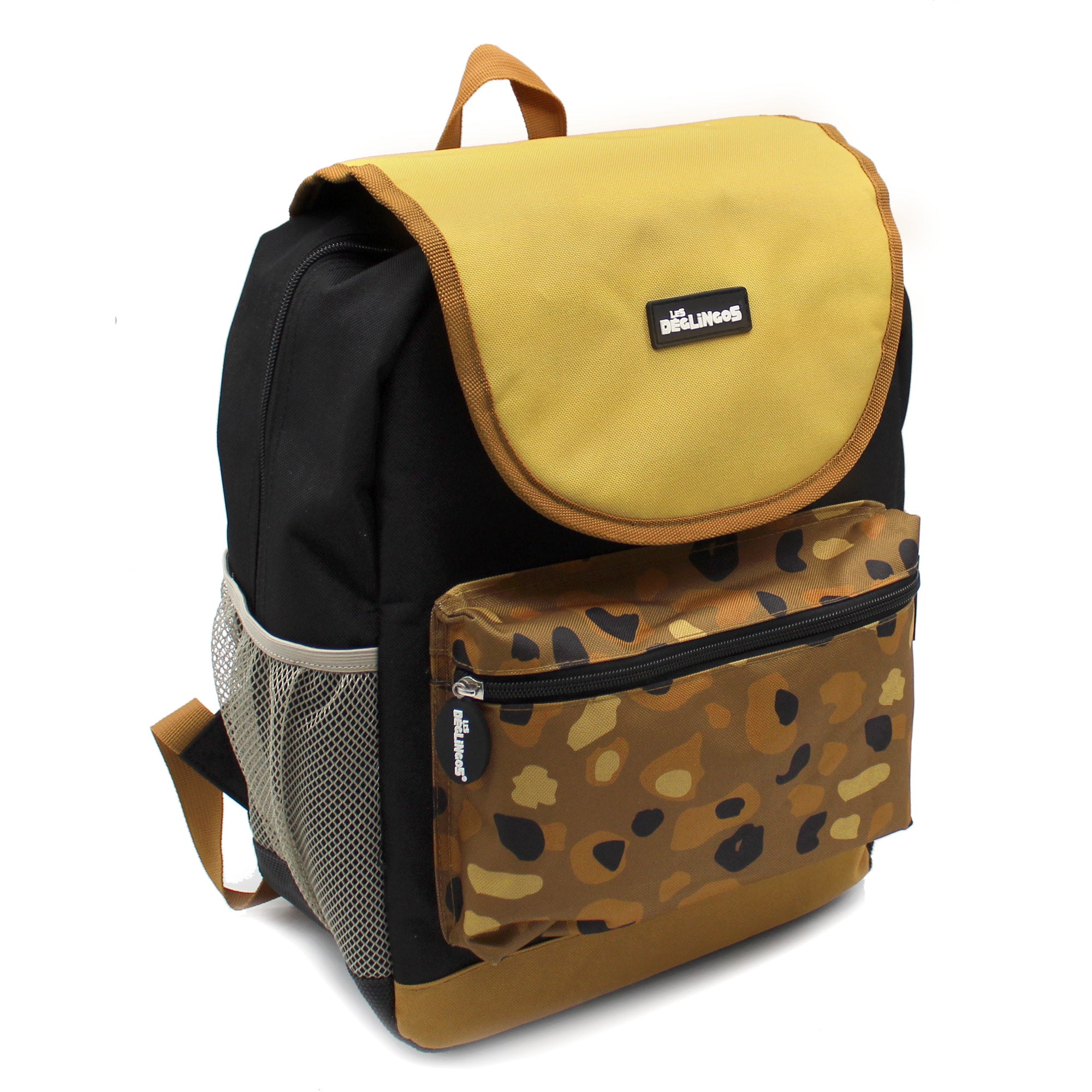 Les Déglingos Speculos Zaino Scuola Tigre 38 cm Marrone
