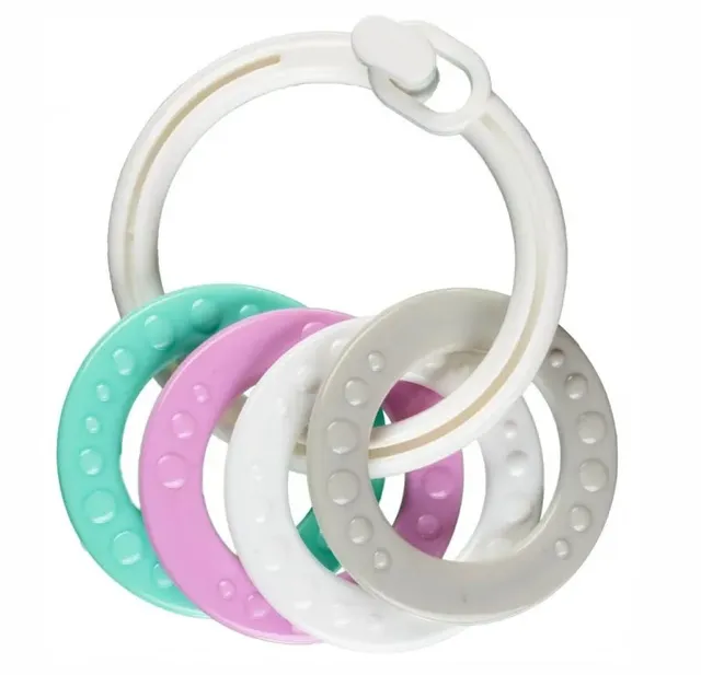 Profibaby Anello con Ciondoli sonaglio colorato