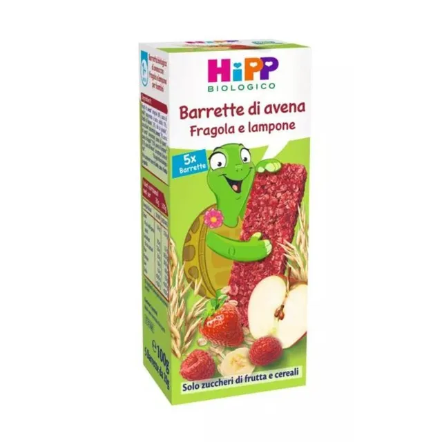 Hipp avena fragola lampone barrette bimbi 5x20 g bio