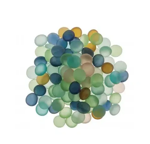 The Dida Perline di Vetro Grandi Colorate 250 g 17 mm