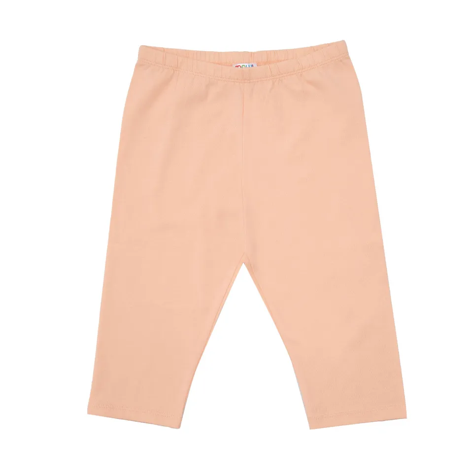 Legging stretch bambina basic arancio