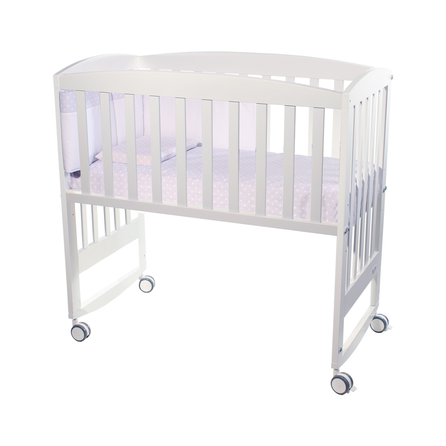 Baby's Clan Nami Culla Co-Sleeping Bianca con Ruote