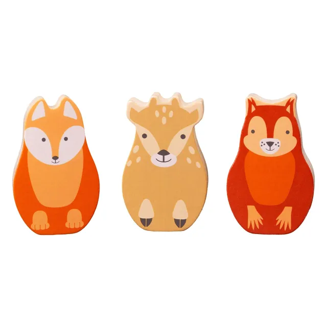 Rosa & Bo Woodlies Flyte Roxy Harry giochi in legno 3 pezzi 12 mesi+