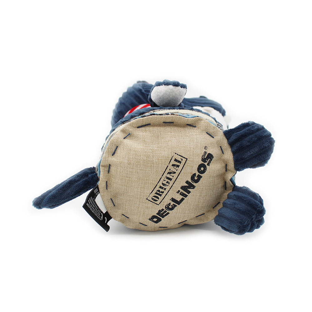 Les Déglingos Originals peluche Hippipos ippopotamo blu