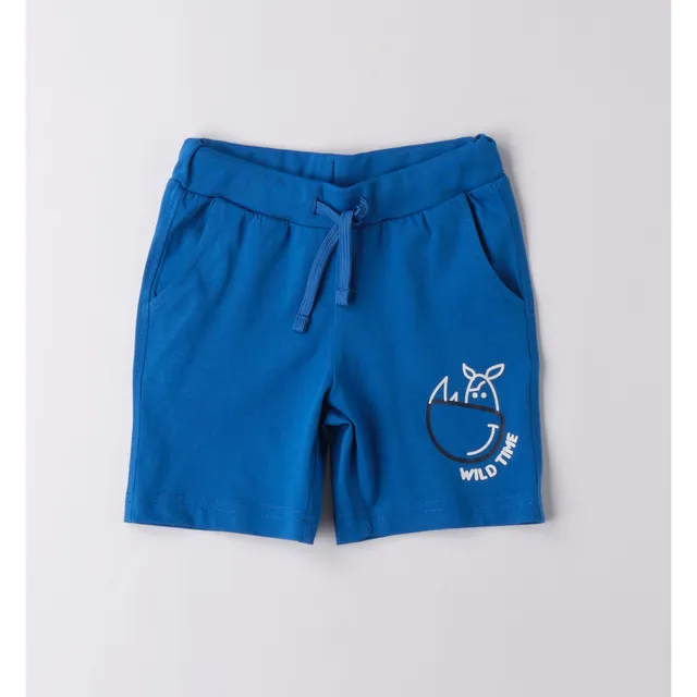 iDO Short Royal pantaloncini bimbo cotone blu