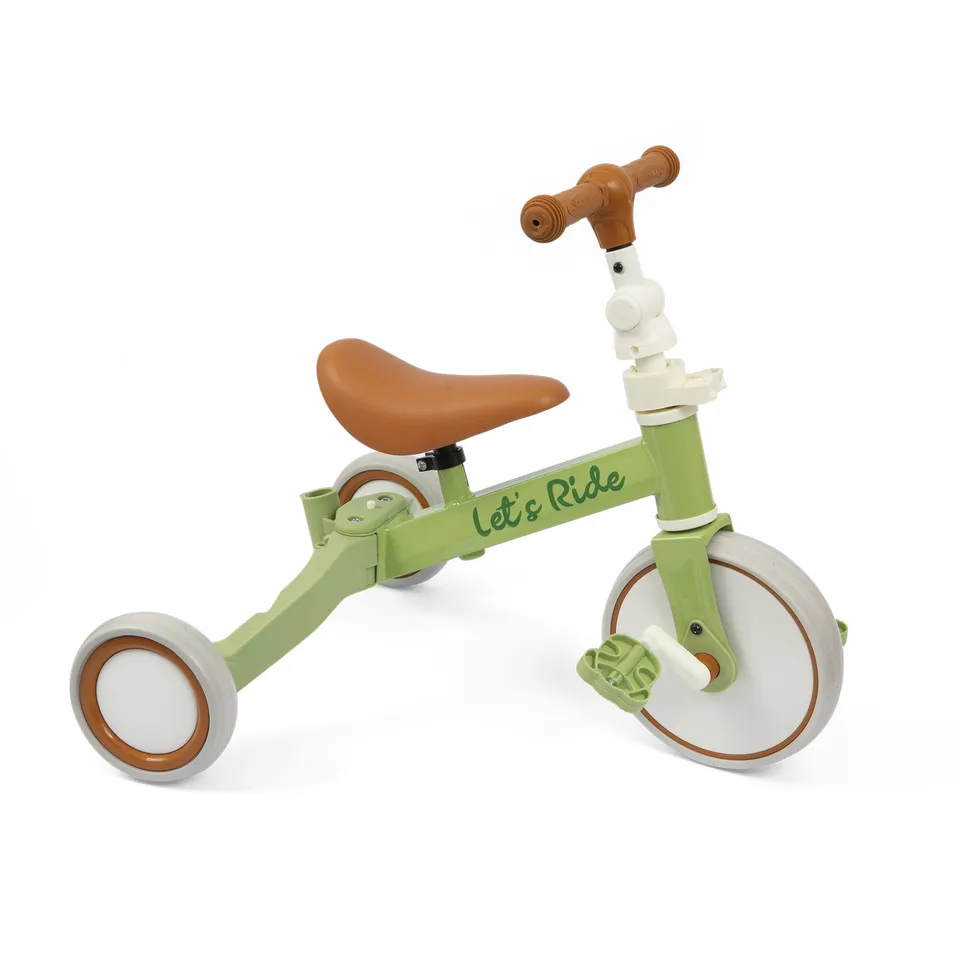 Let's Ride Triciclo 3 in 1 Cavalcabile con Pedali