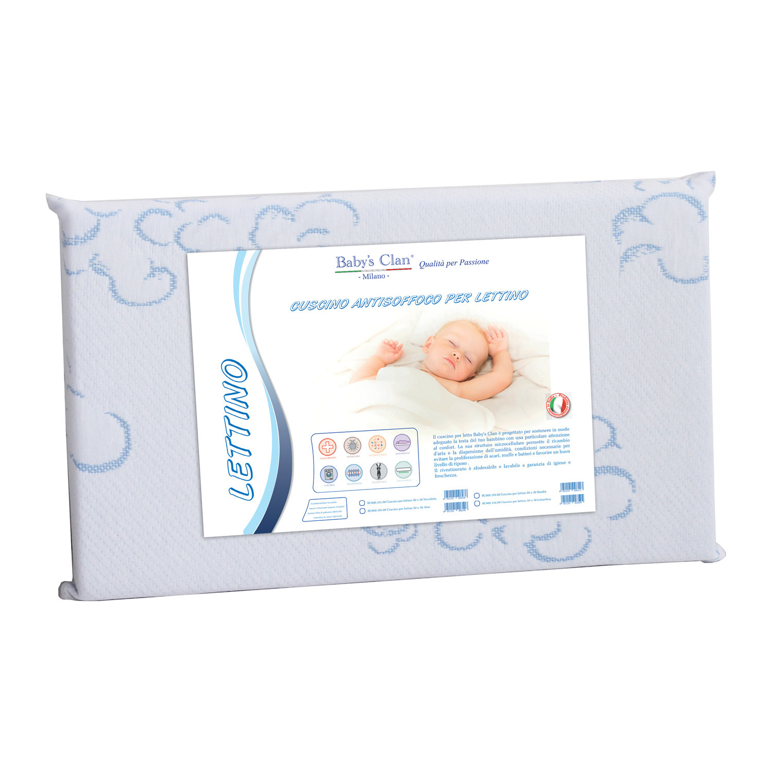 Baby's Clan Primo cuscino lettino antisoffoco