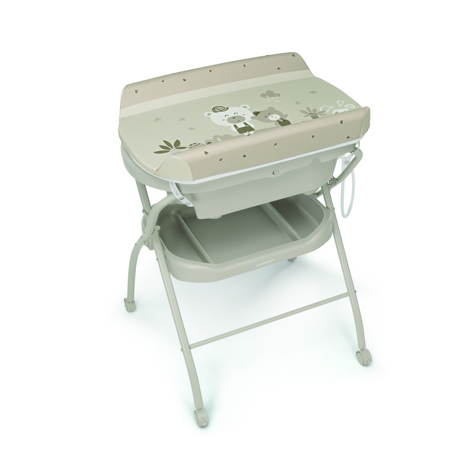 Foppapedretti Bath&Co Bears bagnetto con fasciatoio richiudibile